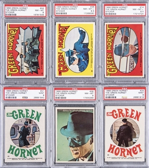 1966 Topps "Green Hornet" Stickers Complete Set (44) - #3 on the PSA Set Registry! 